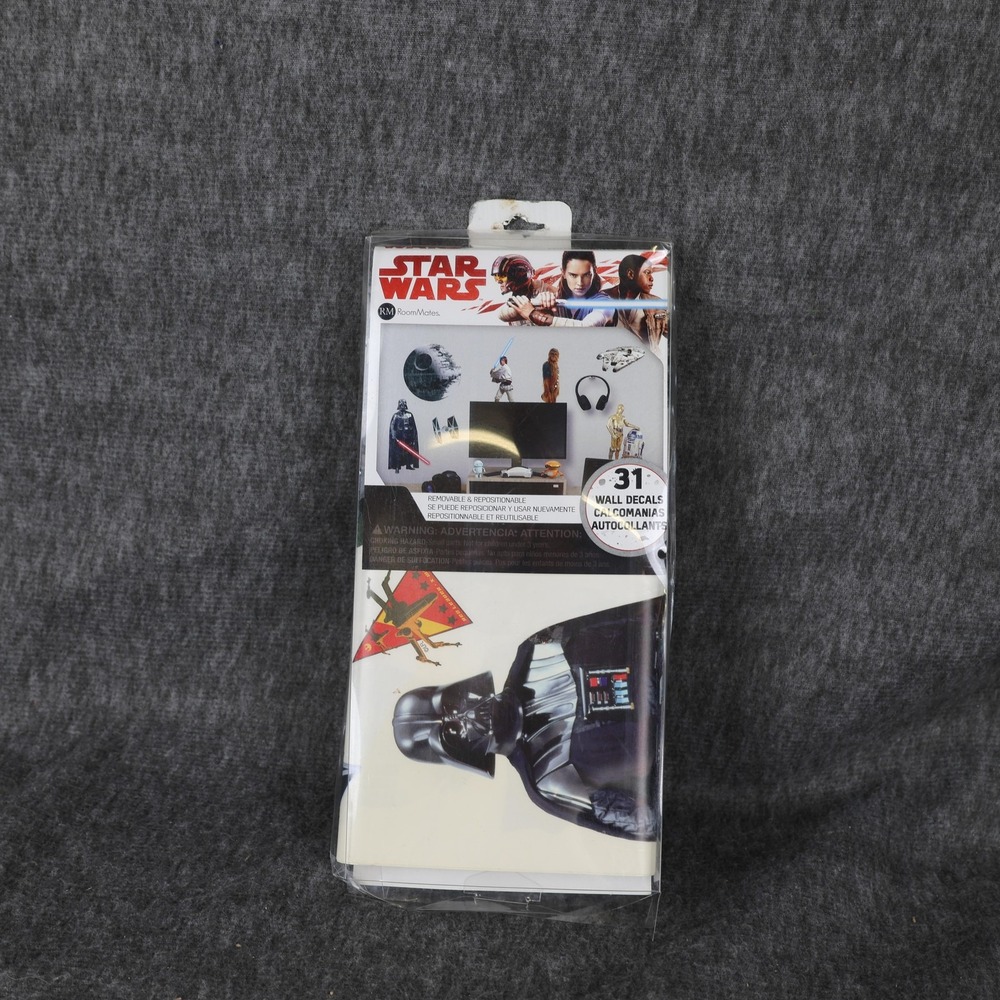 RoomMates Star Wars Wall Decals 31 Multicolor Peel & Stick Medium RMK1586SCS